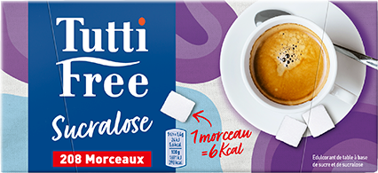 Morceaux blancs sucralose